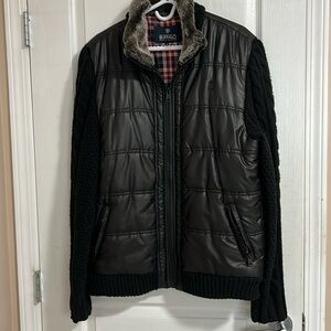 Buffalo David Bitton Woto Cable Knit Jacket